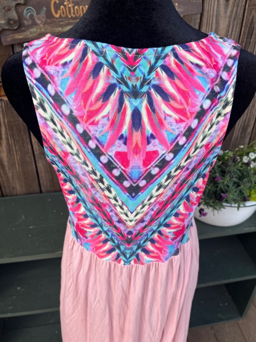 Coco and Main sleeveless maxi dress XL Junior size. - Picture 4 of 5